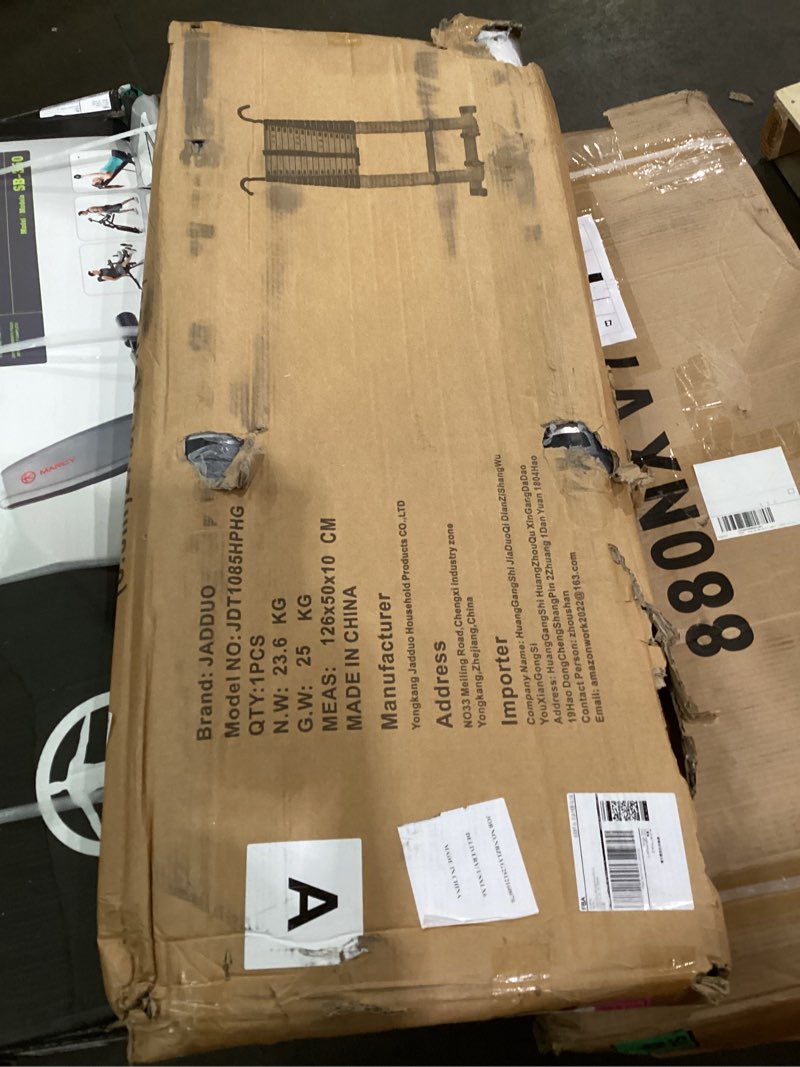 Condition photo showing Good Condition for JADDUO Telescoping Ladder,27.9 FT Extension Ladder,Aluminum Lightweight Telescopic Ladder with 2 Triangle Stabilizers, Telescoping Attic Ladders RV Ladders for Travel