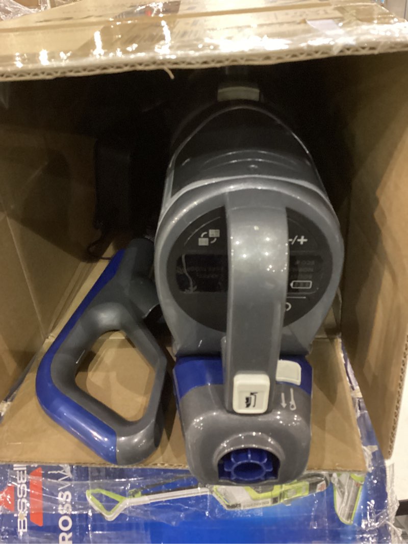 Condition photo showing As Is for Kenmore CU5001 Litening Cordless Upright Vacuum with Lift-Up & Hair Eliminator Nozzle, Brushless Motor, HEPA Filter & LED Display for Low-Pile Carpets, Rugs, Hard Floors & Pets, Blue