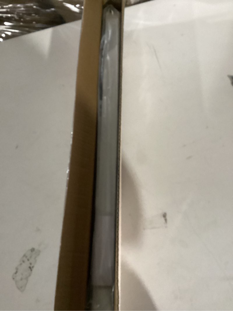 Condition photo showing New/Like New for lazblinds cordless cellular shades for french doors, no drill french door blinds for privacy, blackout light blocking honeycomb shades for sliding doors front door patio, 1 pack, 24" w x 78" h, white white-blackout 24"w x 78"h
