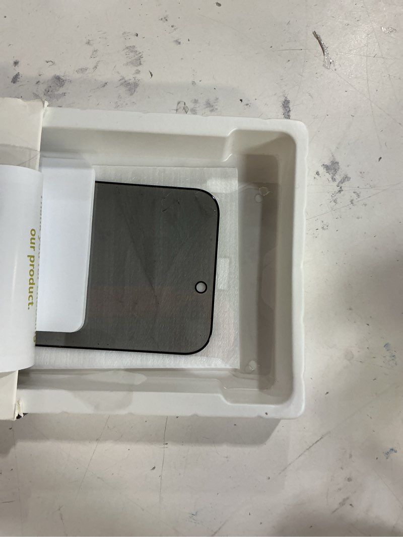 Condition photo showing As Is for WSKEN for iPhone 17 Pro Max Privacy Screen Protector - 3D Full Coverage, 25° Anti Spy & Auto Installation Full Edge Coverage Case Friendly Fit Tempered Glass Screen Protector 17 ProMax 2 PCS Privacy 3D iPhone 17 Pro Max