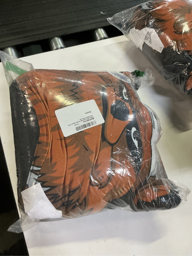 Condition photo showing Good Condition for nba plushie mascot pillow with features utah jazz