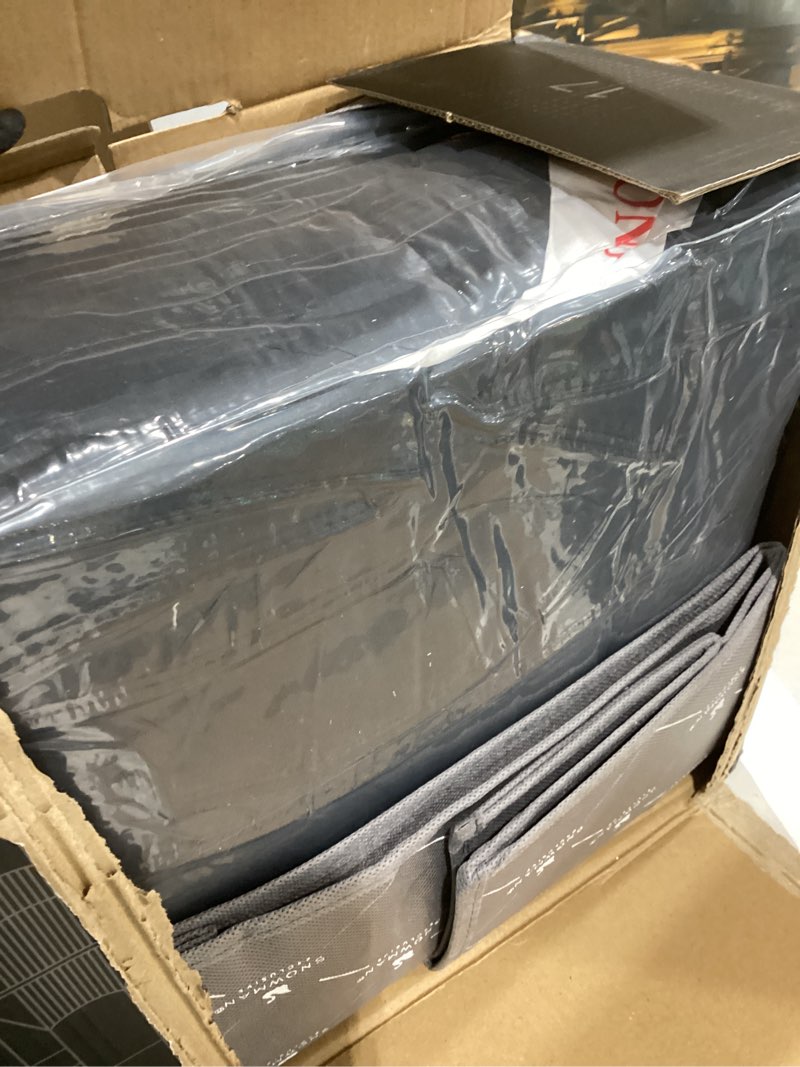 Condition photo showing Good Condition for snowman premium down comforter cal king size, luxurious all season duvet insert with cotton blended fabric, pinch pleat design hotel bedding comforter (black,108"x98") all season cal king black
