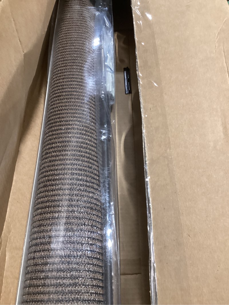 Condition photo showing New/Like New for Outdoor Roller Shades?Cordless Patio Roller Up Blinds with Shade Cloth for Porch Gazebo Pergola Balcony Backyard?2 Poles & 1 Fabric?Mocha?96" Wx72 H 96"W x 72"H Mocha