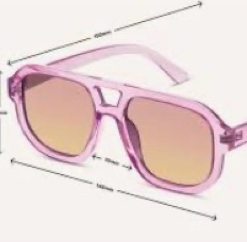 Livho Fashion polarized square aviator sunglasses for women and men, square frame, retro sunglasses for women and men 2025 pink