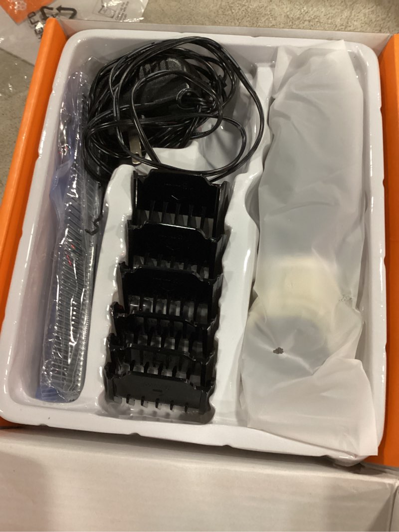 Condition photo showing New/Like New for oneisall dog clipper low noise, dog grooming kit with rechargeable, pet shaver cordless electric quiet hair clipper set for dogs cats pets?gold?