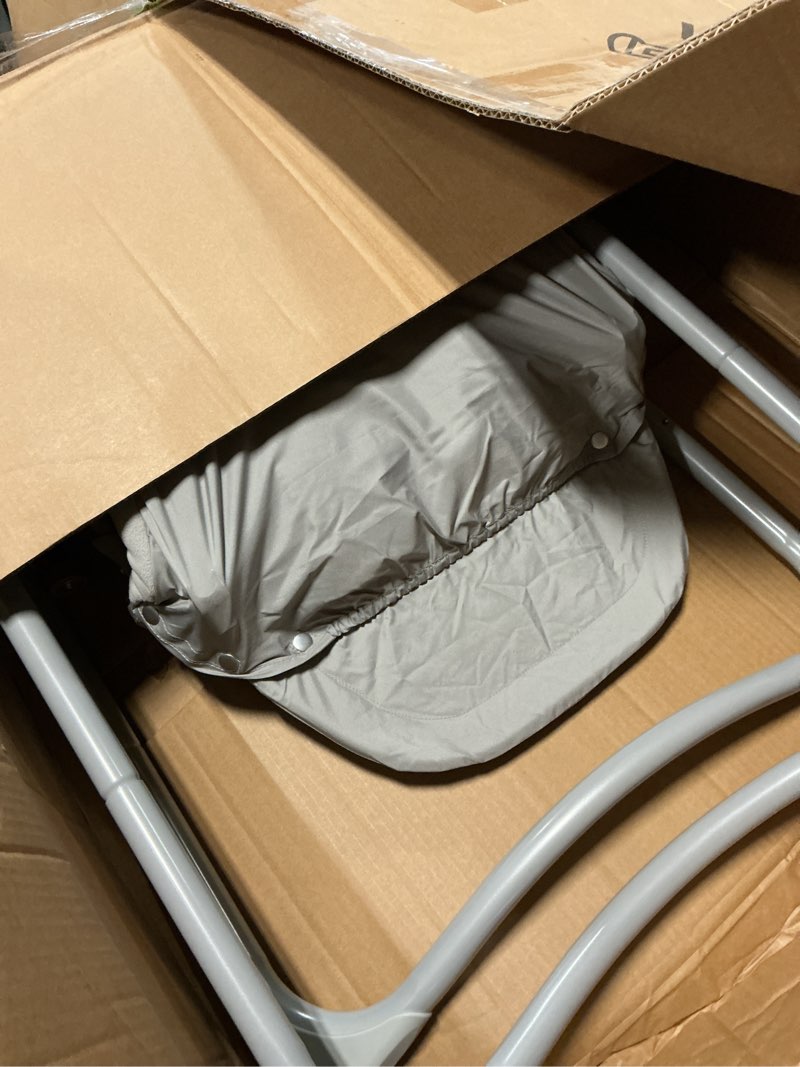 Condition photo showing Good Condition for Graco Slim Spaces Compact Baby Swing, Space Saving Portable Bay Swing with Height Adjustable Legs & Soft Toys, Reign