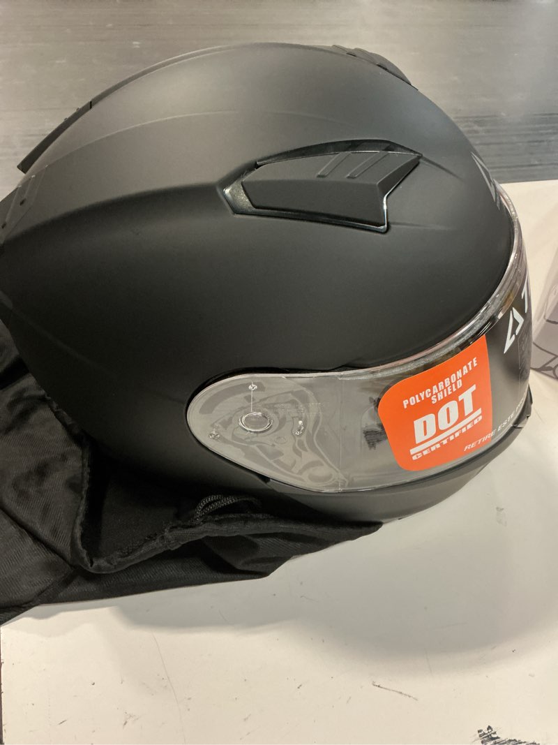 Condition photo showing Good Condition for cyril modular motorcycle helmet dot approved flip up full face helmets with dual visor sun shield for adults men and women matte black xx-large