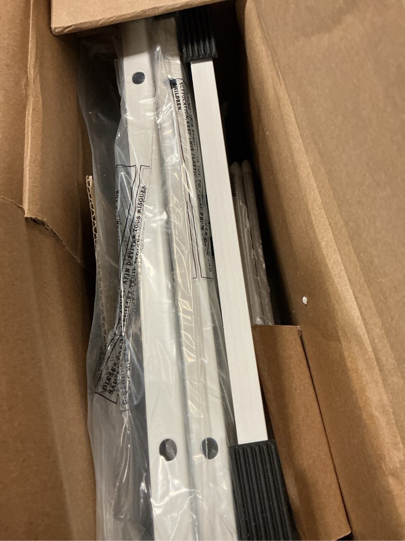 Condition photo showing Good Condition for OLIXIS Dresser for Bedroom, 7 Storage Drawers, Wide Fabric Closet Chests Organizer Tower Furniture, TV Stand with Wooden Top Metal Frame for Clothes, Living Room, Hallway, Entryway, Classic White White 11.8"D x 39.4"W x 30"H (7 Drawers)