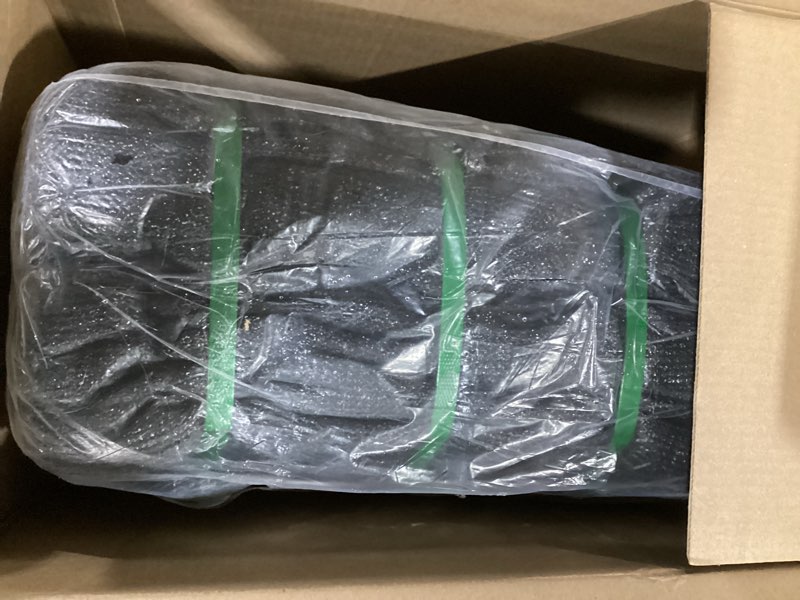 Condition photo showing New/Like New for 8' x 50' black fence privacy screen,with bindings & grommets,heavy duty for gardens,backyard,patio,tennis court,pool,construction project, we make custom sizes
