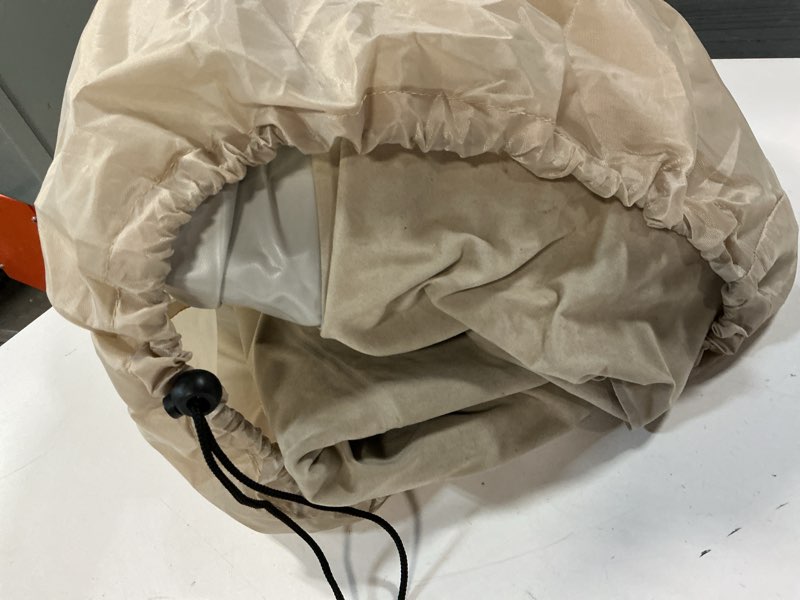 Condition photo showing As Is for Mr.Young Inflatable Couch for Camping and Home and Outdoor | Blow Up Couch | Air Sofa | Velvety Surface | Included Air Pump Fast & Easy Inflation/Deflation | 42"x33"x34" | Single
