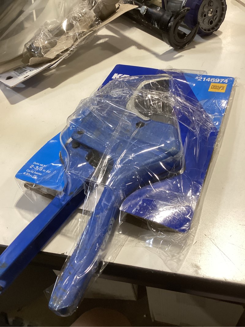 Condition photo showing As Is for kobalt 2-3/8-in pvc cutter replacement blade