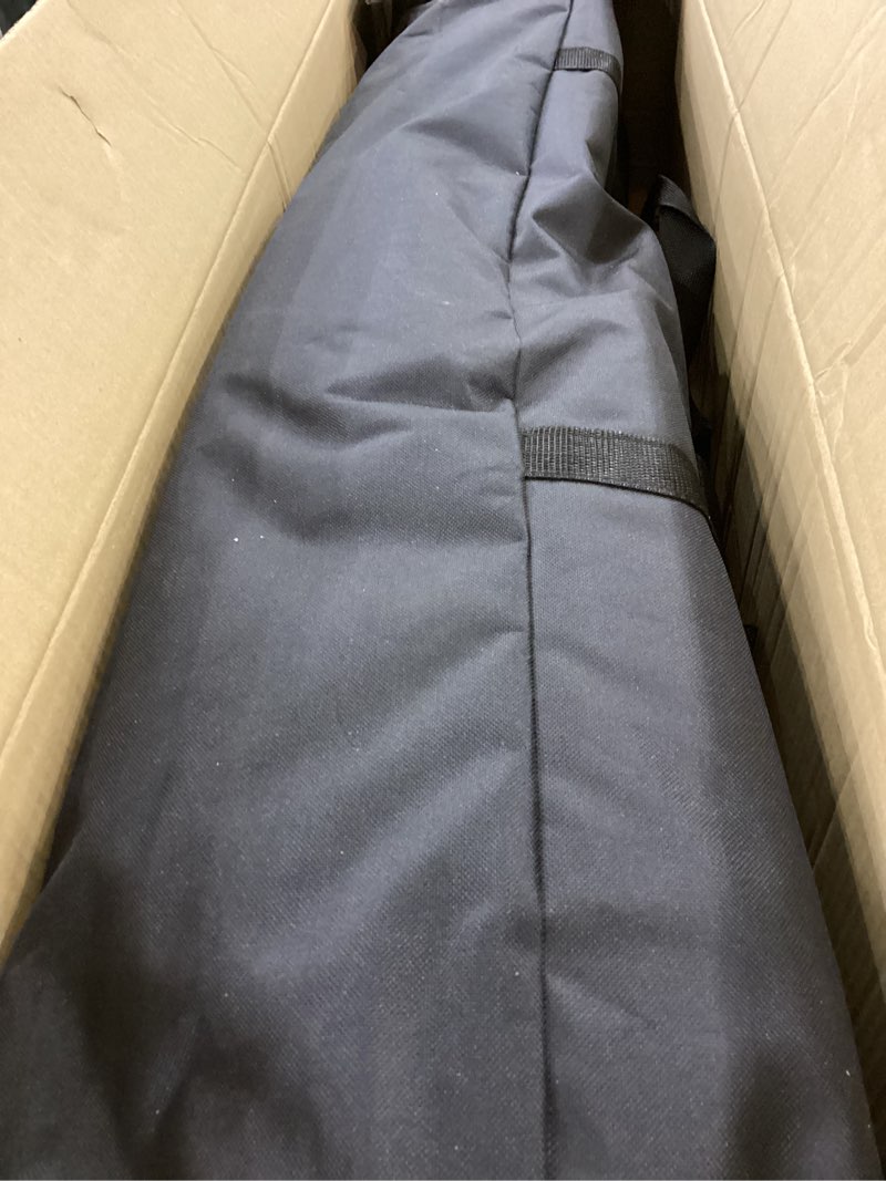 Condition photo showing New/Like New for Double High-Back Camping Loveseat with Pillows, Dual Cup Holders & Cooler Bags - Oversized 2 Person Heavy Duty Folding Chair for Adults, 800LBS Capacity, Outdoor, Picnic, Lawn (1, BlackGrey) Blackgrey 1double