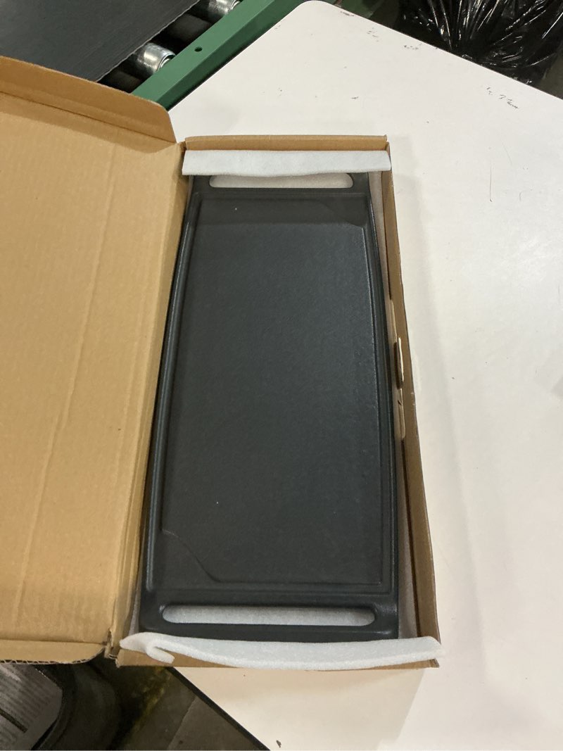 Condition photo showing Good Condition for AEB72914208 AEB72914211 Griddle Stove Replacement Parts for LG Gas Stove Griddle Plate LG Range Cast Iron Center Burner Cooktop Griddle Pan Stove Top Griddle Gas Range LDG4313ST Oven Stove 1 Pack