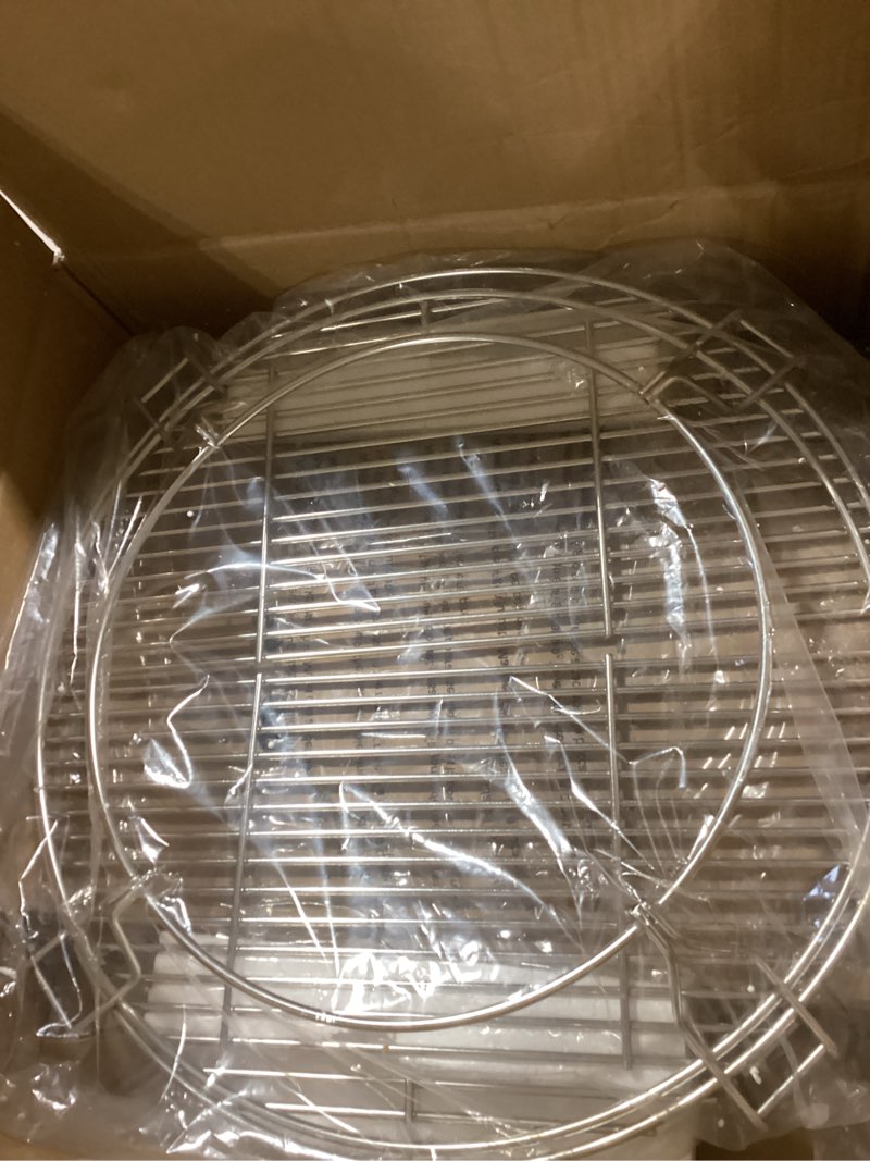 Condition photo showing Good Condition for only fire barbecue cooking grate system grilling accessory for weber 22" kettle grill and other similar size kettle grills for 22" weber kettle grill