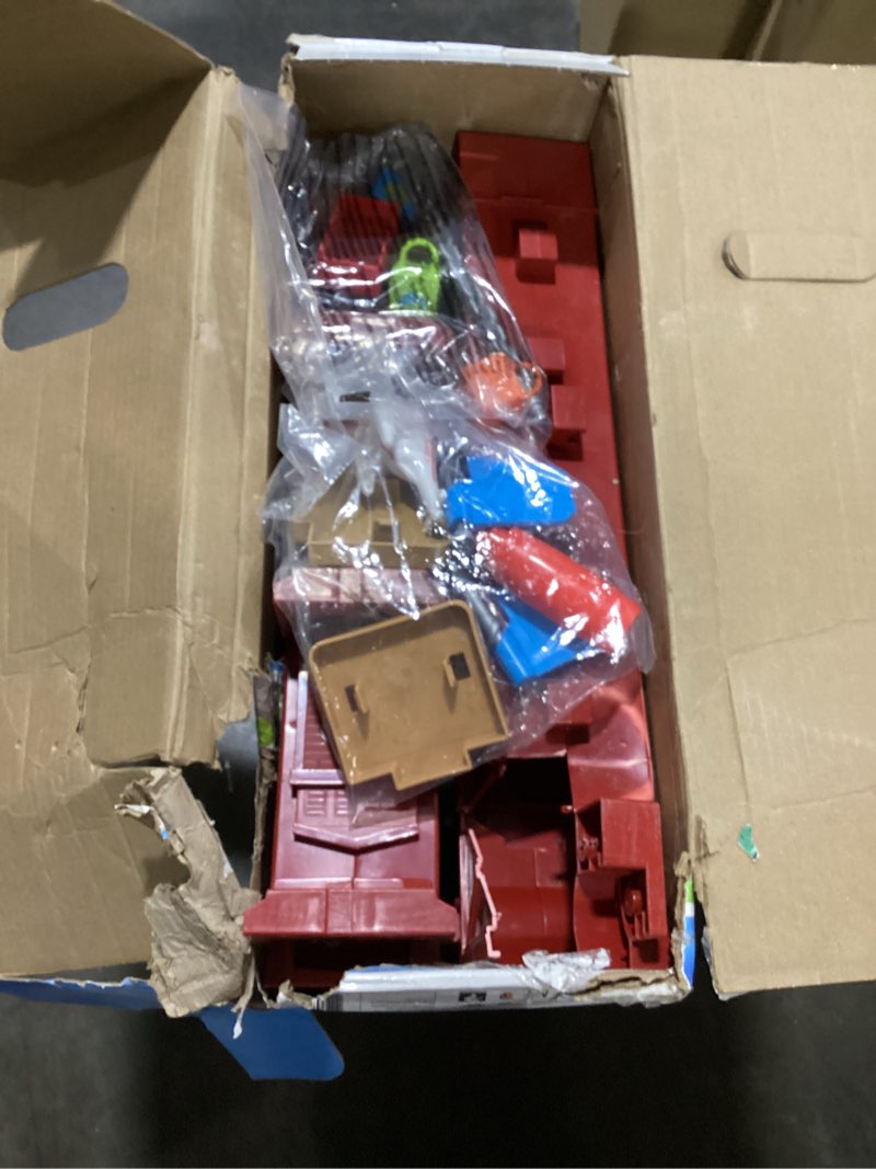 Condition photo showing As Is for Thomas & Friends Multi-Level Toy Track Set, Trains & Cranes Super Tower, 2.5 Ft Tall with 3 Characters for Preschool Kids Ages 3+ Years (Amazon Exclusive) Action Station