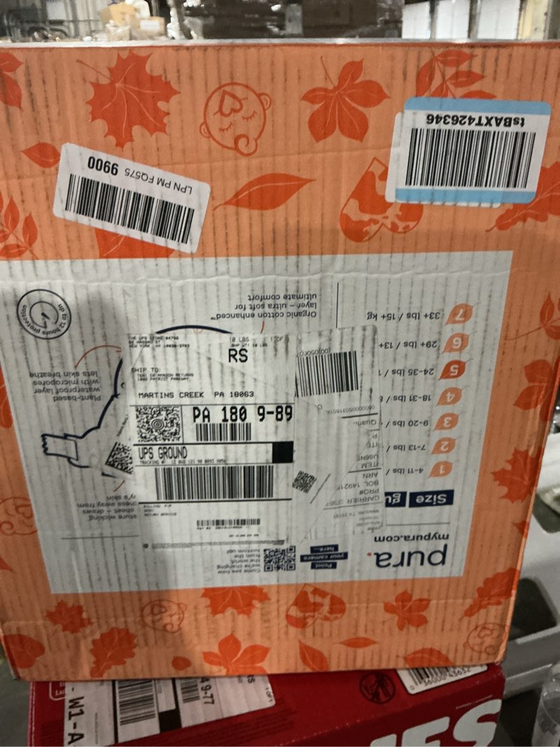 Condition photo showing Good Condition for Pura Size 5 Eco-Friendly Diapers (24-35 lbs) Totally Chlorine Free (TCF), Hypoallergenic, Soft Organic Cotton, Sustainable, up to 12 Hours Leak Protection, Allergy UK, 6 Packs of 20 (120 Diapers) Size 5 (120 Diapers)