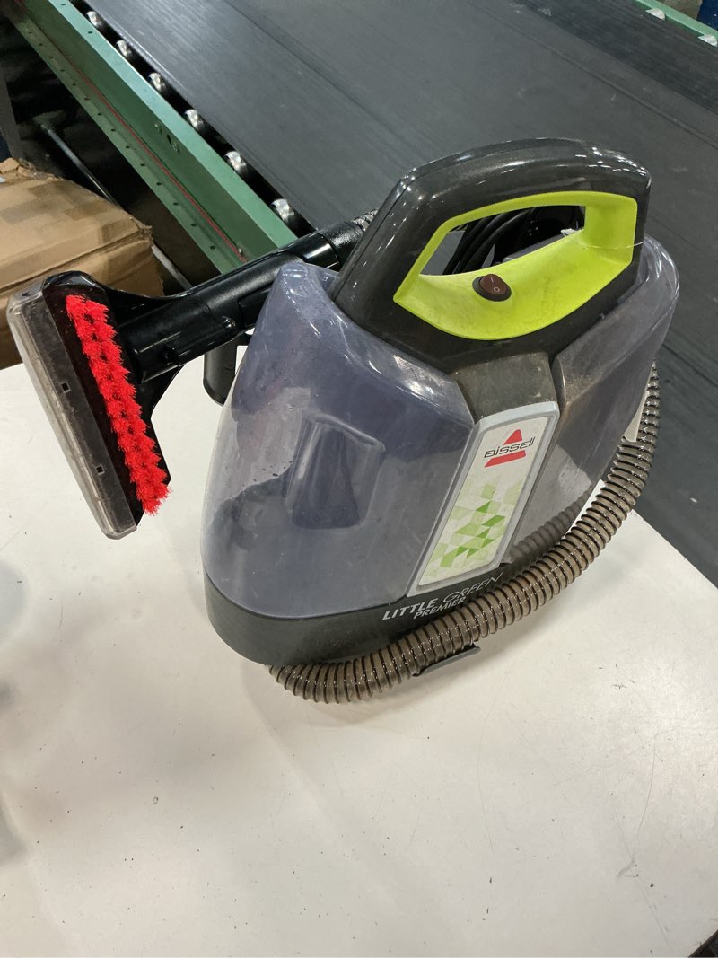 Condition photo showing As Is for  bissell 3500 little green proheat portable deep cleaner