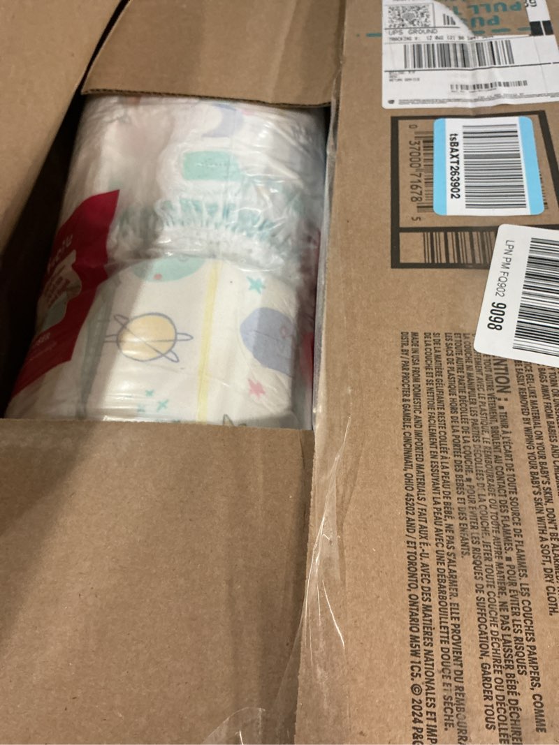 Condition photo showing New/Like New for pampers diapers - cruisers 360 - size 6, 104 count, babyproof up to 100% leakproof pull-on diaper size 6 104