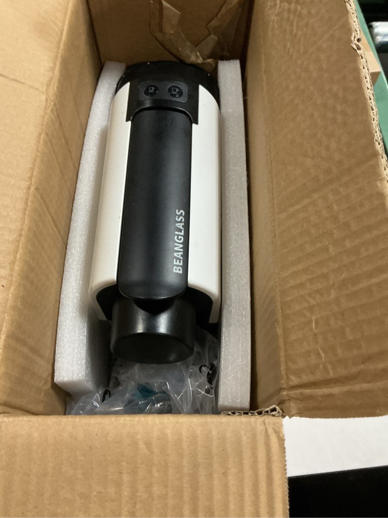 Condition photo showing As Is for beanglass mini espresso machine compatible for ns original line pods, compact capsule coffee maker with 20 bar high pressure pump, 22 oz removable water tank