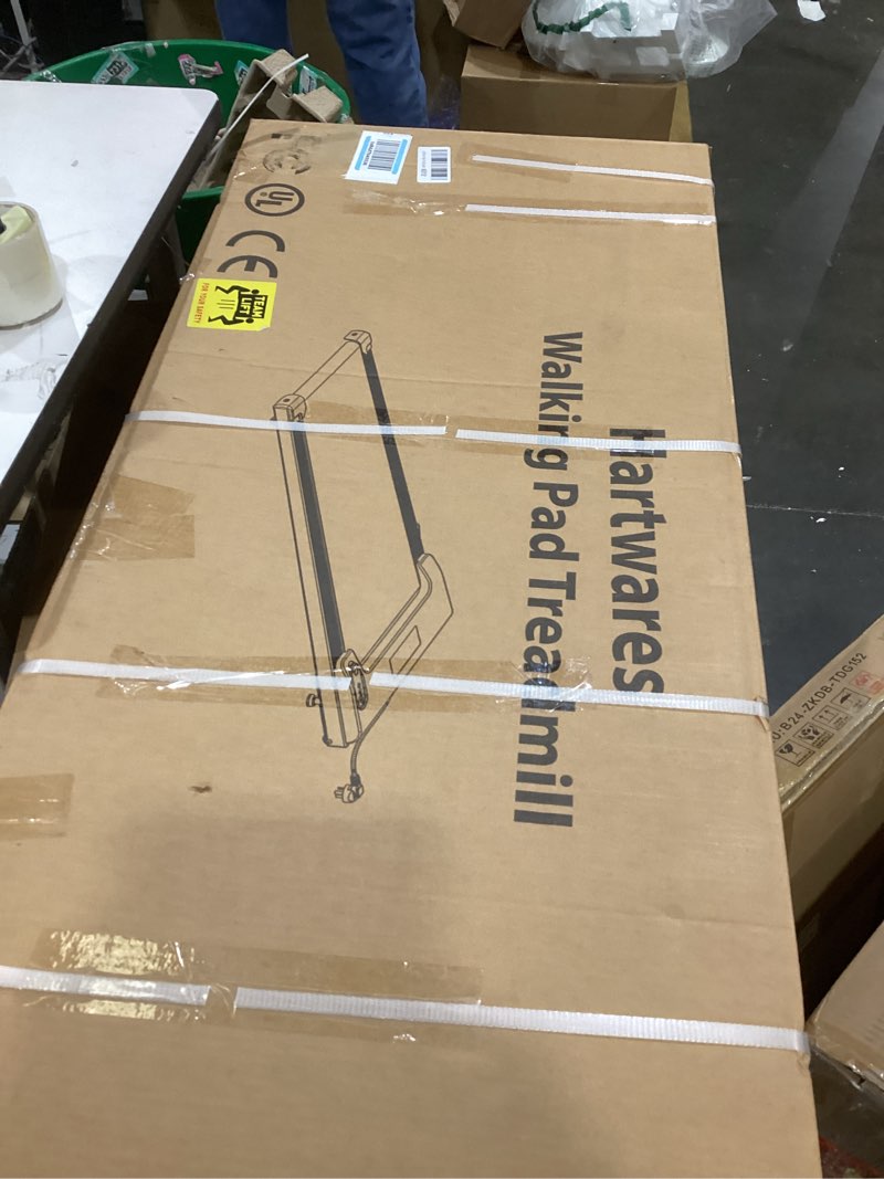 Condition photo showing New/Like New for NeoSilent Walking Pad Treadmill Under Desk for Home with BLDC Core and Extra-Large Belt, App and Remote Control, Portable and Compact for Small Space Charcoal Black