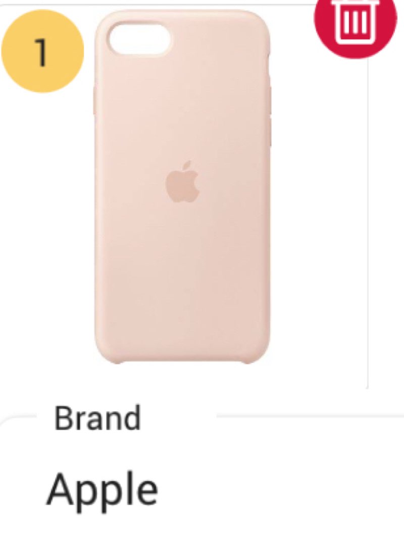 iPhone SE Silicone Case - Pink Sand