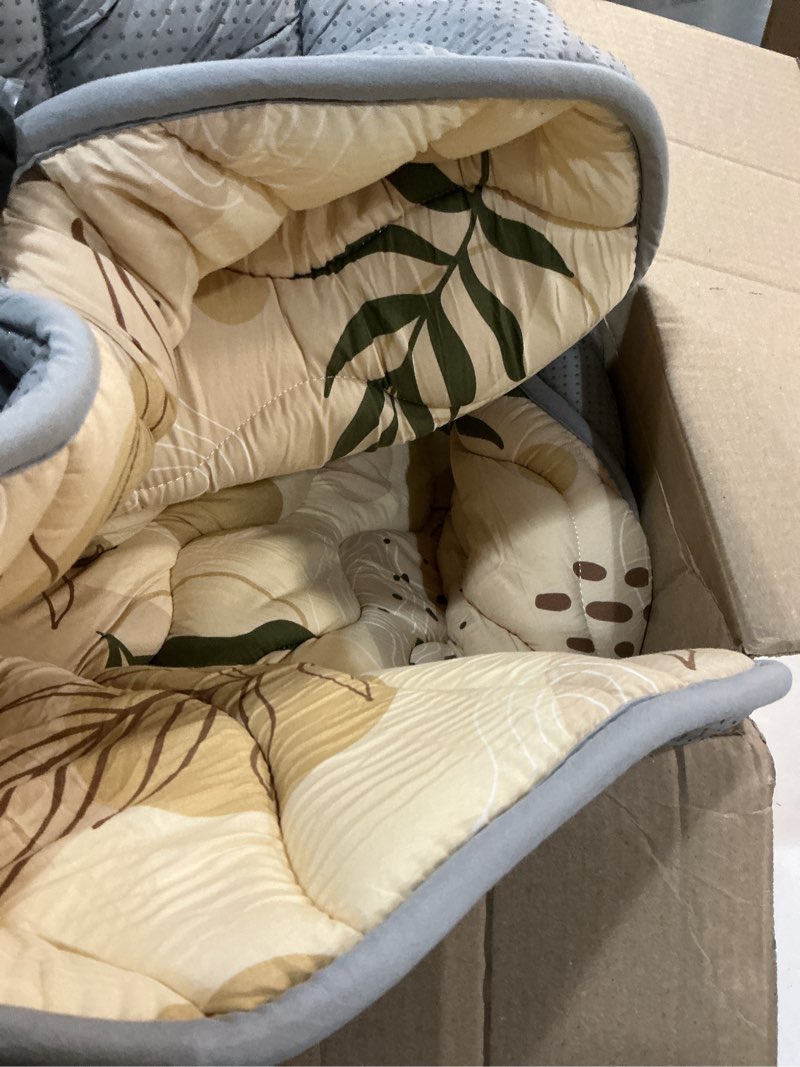 Condition photo showing Good Condition for Blissful Diary Baby Play Mat, 59x59 Thick and Larger Soft Cushioned Foam Mat for Floor, Non-Slip Washable Playmat for Toddlers, Earth Tones Design Earth Tones 59" X 59"