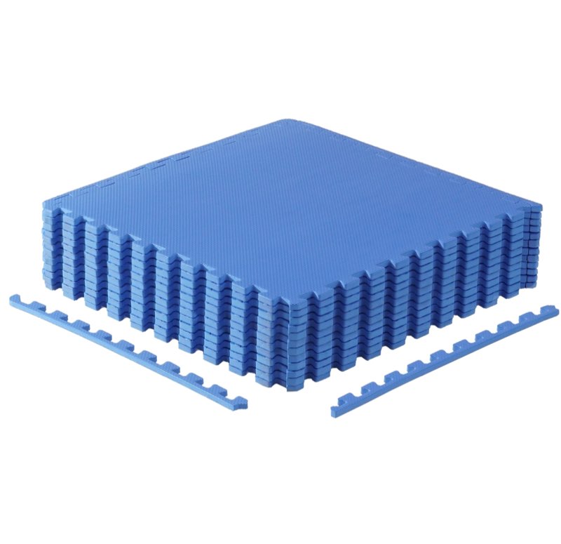 cap barbell exercise puzzle mats packs tiles 24"x24" x 1/2" | multiple options