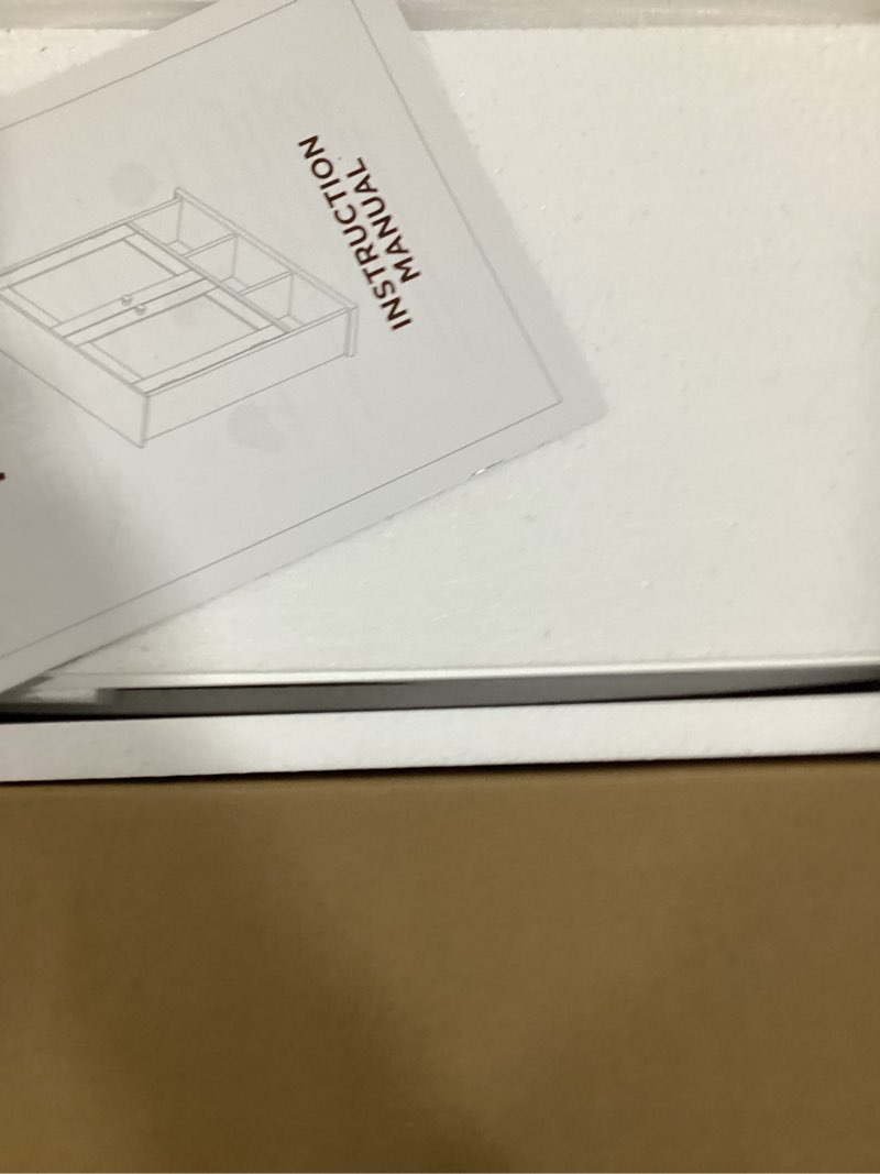 Condition photo showing As Is for TaoHFE White Bathroom Wall Cabinet with 2 Door Adjustable Shelves,Over The Toilet Storage White Wall Mounted Medicine Cabinets for Bathroom Laundry Room Kitchen