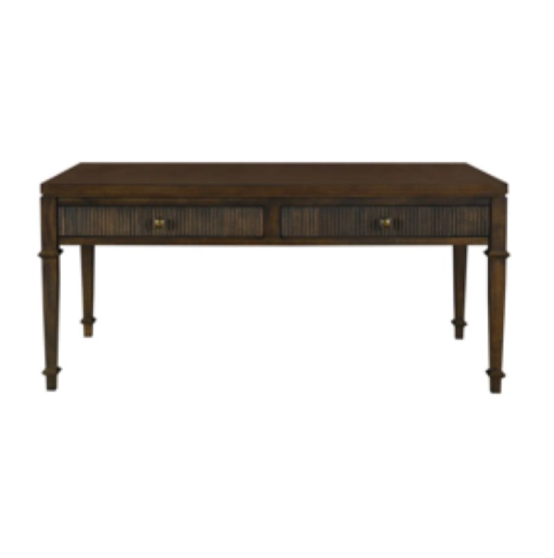 Martha Stewart Kenna 2-Drawer Fluted Coffee Table