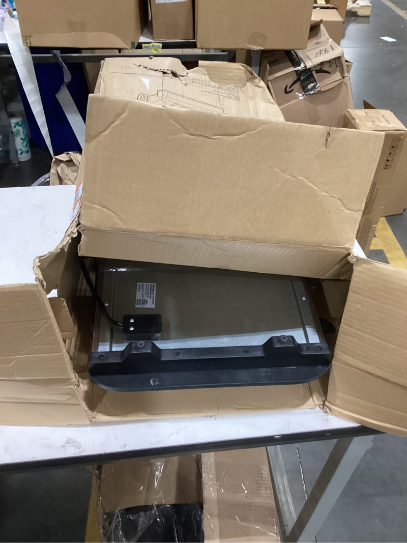 Condition photo showing As Is for bissell cleanview upright bagless vacuum cleaner with active wand, 3536 black/cobalt blue