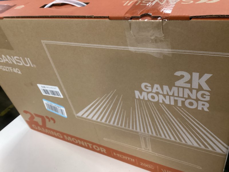 Condition photo showing New/Like New for SANSUI 27 Inch WQHD 2560 x 1440 IPS Gaming Monitor, 200Hz 180Hz 1ms Computer Monitor, DP 1.2 x2 | HDMI 2.0 x2 | VESA Mount, 120% sRGB HDR Eye Care Metal Stand (DP Cable Included) 27 Inch WQHD 200Hz IPS Gaming Monitor