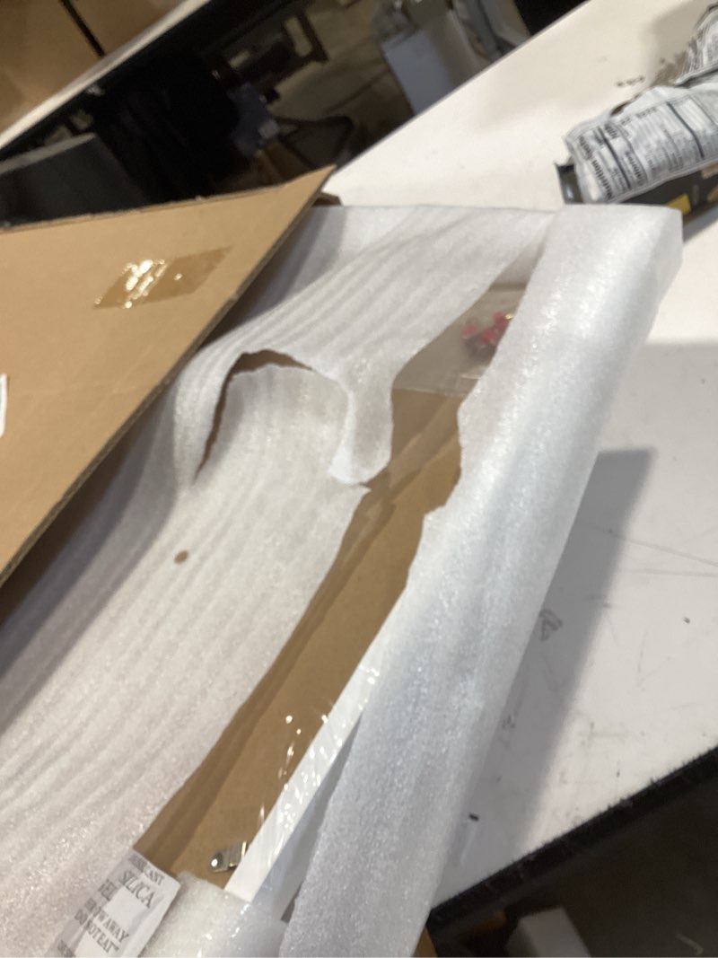 Condition photo showing Good Condition for egofine 16x20 solid wood picture frame, made of solid wood covered by plexiglass 11x14/12x16 with mat 16x20 without mat, poster frame for wall mounting photo frame vertically or horizontally, white white 16x20