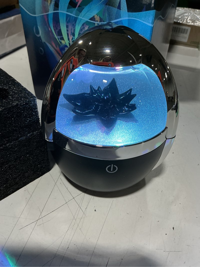 Condition photo showing Good Condition for ferrofluid sound visualizer dancing speaker with portable magnetic fluid lamp desktop decoration for camping picnics