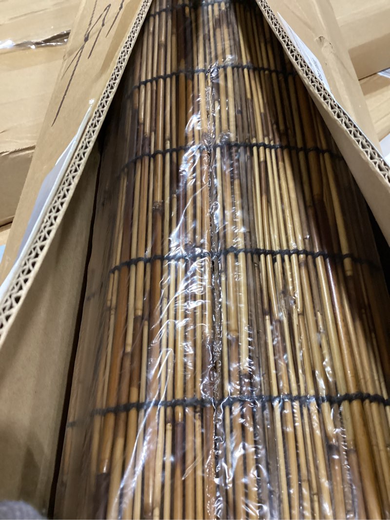 Condition photo showing Good Condition for zncmrr reed fencing rolls fencing 4ft high roll reed screen for balcony patio garden backyard 4ft x 16.4ft privacy fence?brown? 4x16.4 ft brown 4x16.4 ft