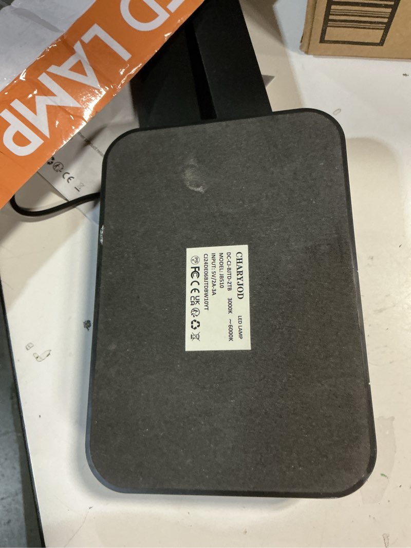 Condition photo showing As Is for Dimmable LED Desk Lamp with USB Charging Port Bright, 50 Lighting Modes Dual Swing Arm Architect Table Lamp Light Desk Lamp for Home Office Dorm Piano Nail Black-Upgraded