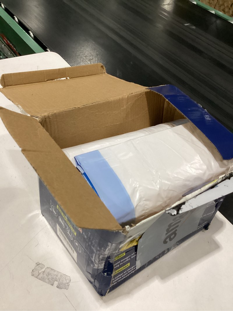 Condition photo showing Good Condition for 15 gallon trash compactor bags with drawstring - 120 count heavy duty 1.7 mil garbage bags 56 liter tall kitchen bin liners unscented white for home yard lawn 15gal-120