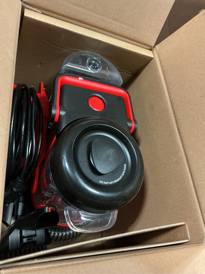 Condition photo showing As Is for dirt devil bagless corded standard filter spot cleaner