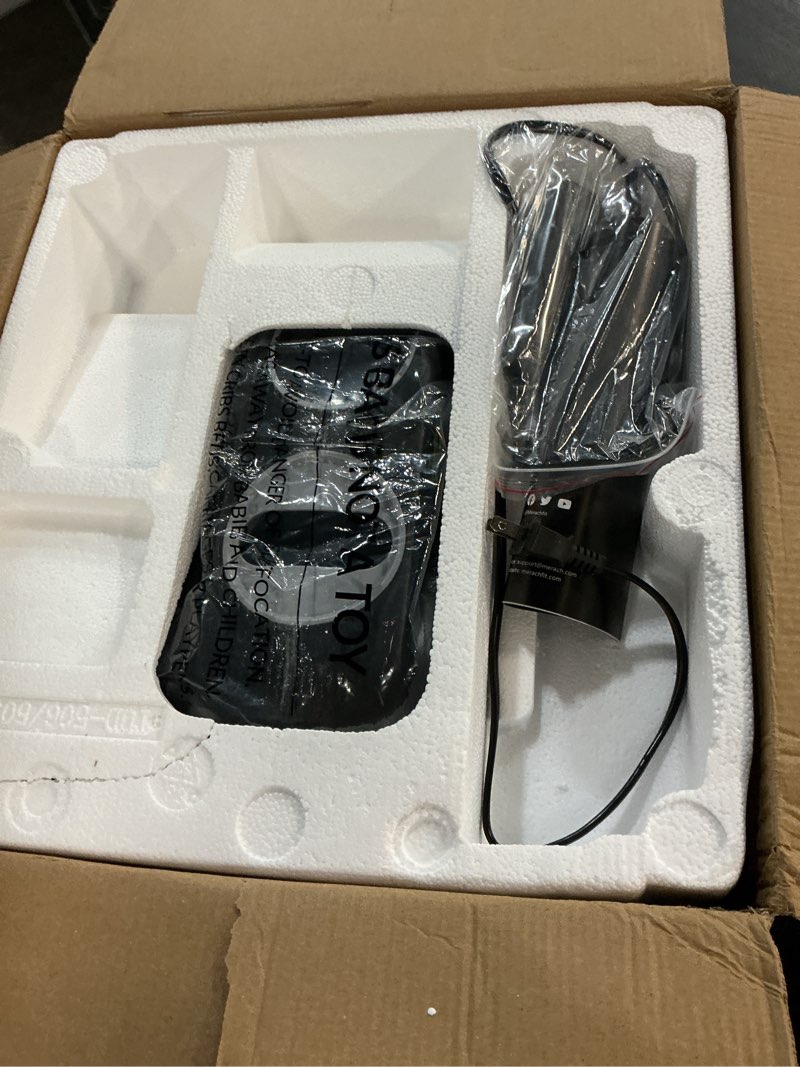 Condition photo showing New/Like New for merach under desk elliptical machine, leg exerciser while sitting for seniors with 12-speeds & remote control, quiet portable electric seated pedal exerciser machine for home office