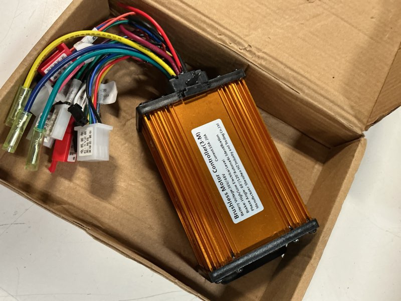 Condition photo showing As Is for 6 tube 3 mode sine wave controller, electric bike scooter brushless speed motor controller, motor controller for smooth ride 36-48v