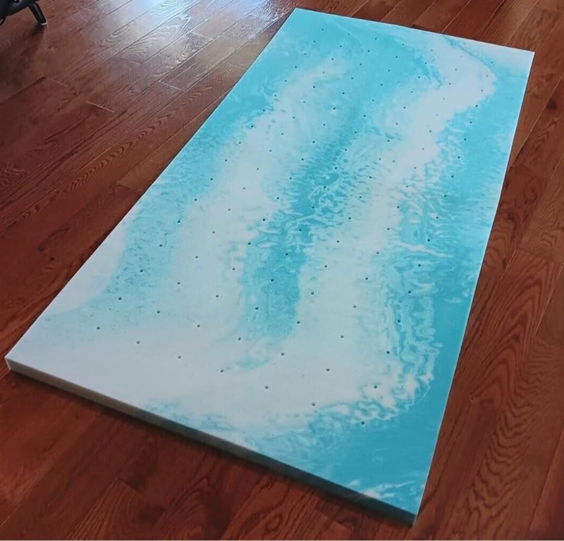 Mattress Topper Twin Size Cooling Gel Memory Foam Bed Toppers 2 Inch Soft NEW ( similar 