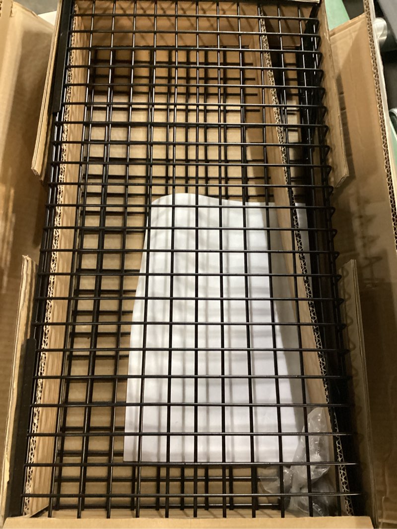 Condition photo showing Good Condition for Ultrawall Wall Mounted Storage Shelf for Garage, 2 Pack Metal Shelf Rack, Heavy-Duty Wall Organizer Shelves Suitable for Shop, Shed, Garage 23.5inch x 12inch(Black)