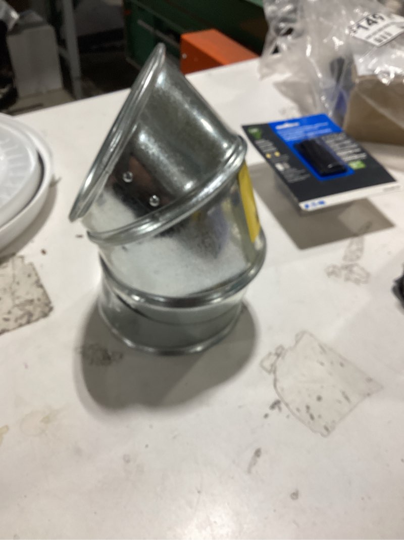 Condition photo showing Good Condition for united states hdw gv0289-c 5" adjustable 26ga furnace elbow, 5"