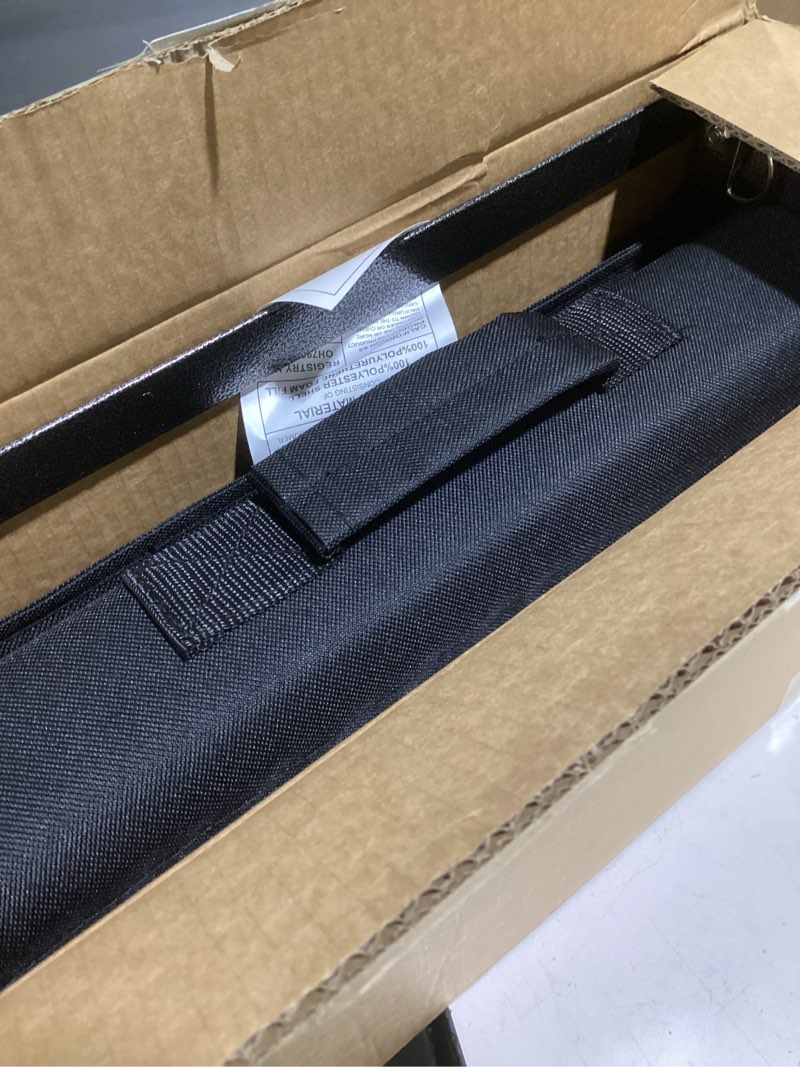 Condition photo showing Good Condition for sport beats stadium seats with back support bleacher chairs with back and cushion thick padded bleacher seats includes shoulder strap black 1pc regular - 17" w x 12" d x 16.5" h regular - 17"w x 12"d x 16.5"h black 1