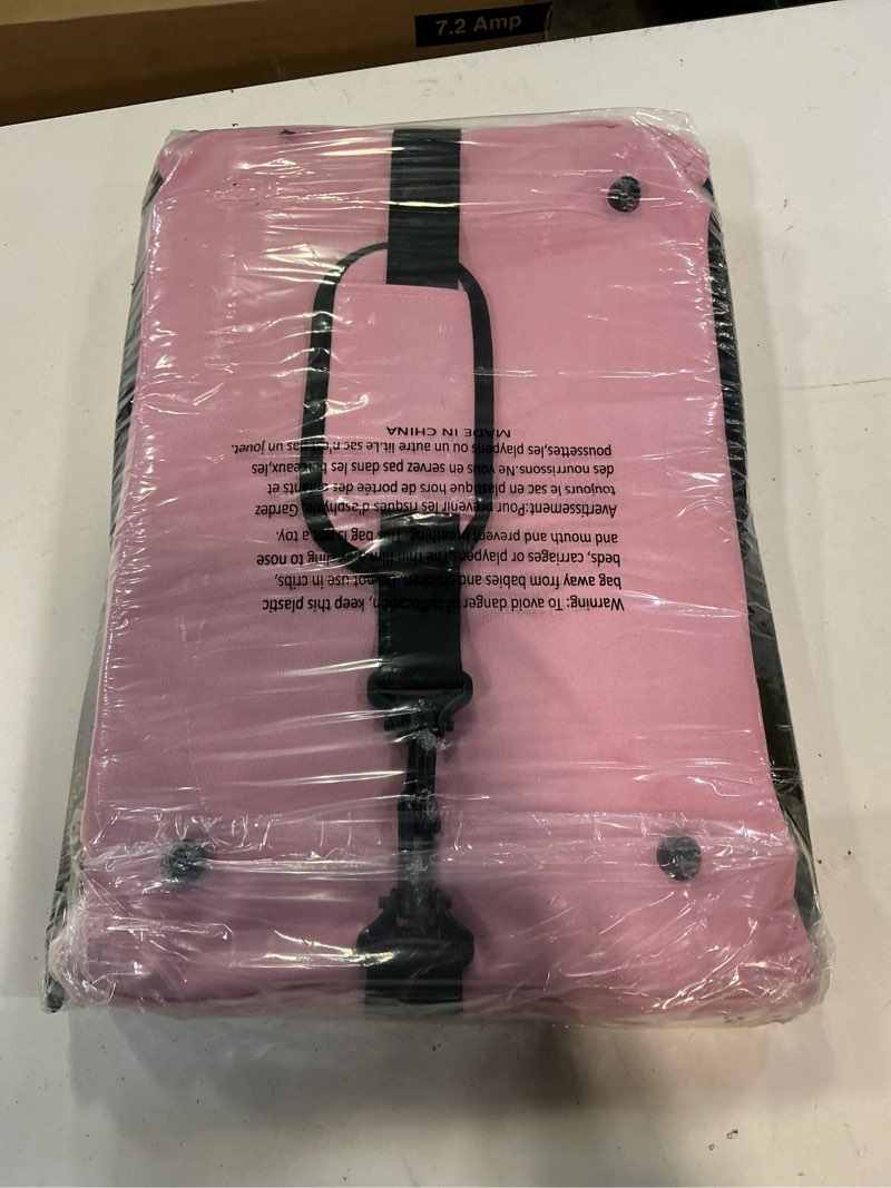 Condition photo showing New/Like New for soft sided pet carrier - tsa approved collapsible waterproof travel carrier for small/medium cats dogs puppies (up to 15lbs) - pink 20"l x 13"w x 13"h pink