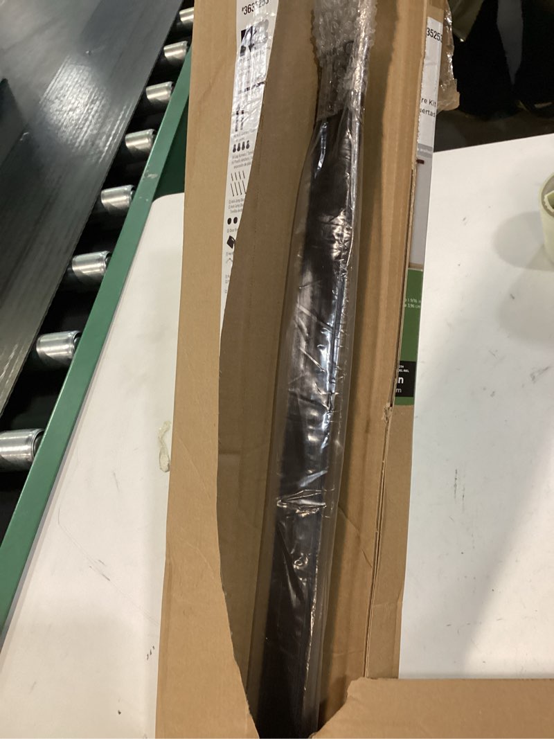 Condition photo showing As Is for RELIABILT 72-in Oil-rubbed bronze Indoor J-strap Single Barn door hardware kit