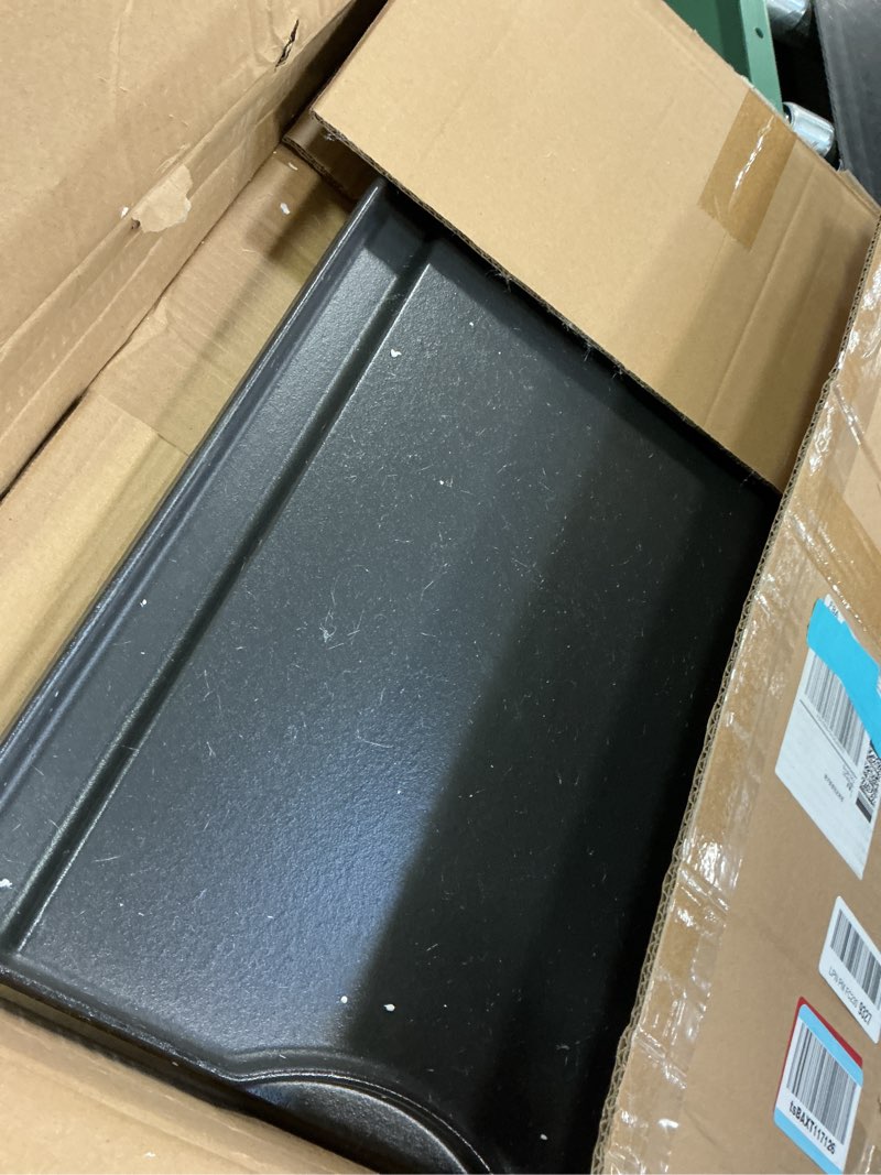 Condition photo showing Good Condition for 24" X 16" Reversible Cast Iron Griddle for Camp Chef, Flat Top Plate for Gas/Stove/Charcoal/Propane Grill, Universal 4 Burner Stove Top Griddle for Outdoor Cooking & Camping Accessories 24" x 16" x 1"