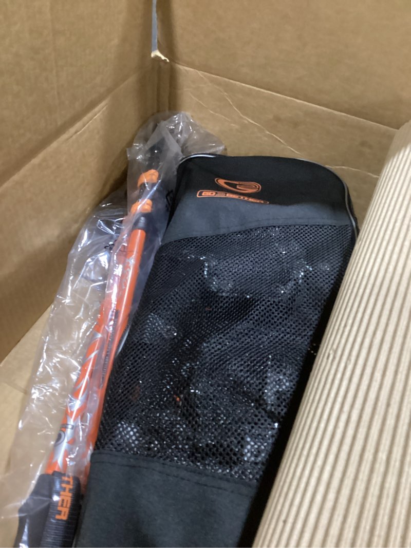 Condition photo showing Good Condition for G2 21/25/30/36 Inches Light Weight Snowshoes with Toe Box, EVA Padded Ratchet Binding, Heel Lift, Flexible Pivot Bar, Durable Back Strap, Trekking Poles, Carrying Bag, Snow Baskets(6 colors available) Orange 25"(Up to 200lbs)