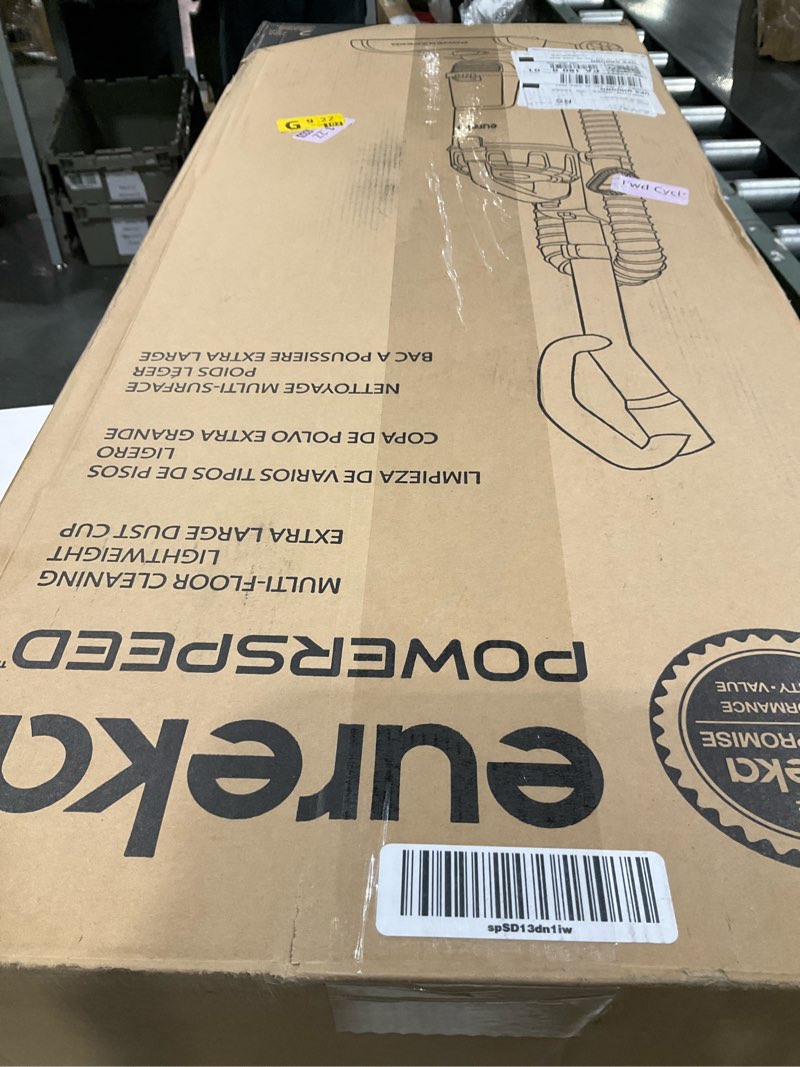 Condition photo showing Good Condition for eureka NEU182A PowerSpeed Bagless Upright Vacuum Cleaner, Lite, Blue NEU182A w/ Washable Filter Blue