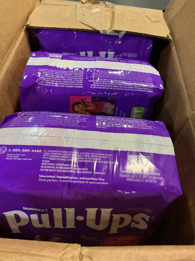 Condition photo showing Good Condition for pull-ups girls' potty training pants, size 3t-4t training underwear (32-40 lbs), 112 count (4 packs of 28) 3t-4t 112