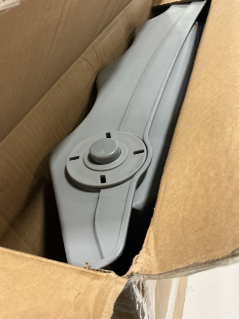 Condition photo showing Good Condition for Amazon Basics Foldable Non-Slip Pet Stairs, Steps for Dogs and Cats, 14.6'' W x 22.75'' D x 19.5'' H, Grey 14.6'' W x 22.75'' D x 19.5'' H Grey